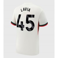 Stroje piłkarskie Chelsea Romeo Lavia #45 Koszulka Wyjazdowej 2025-26 Krótki Rękaw